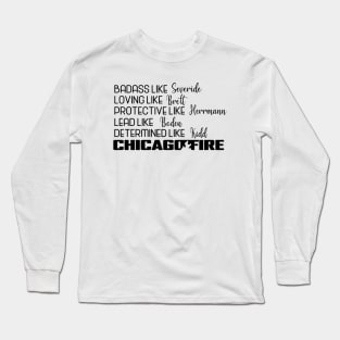 Chicago Fire Chicago Fire Names Long Sleeve T-Shirt